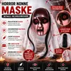 Horror Braut Nonne Maske – Halloween Kostüm & Fasching Produktbild-Vorschau 7