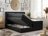 Boxspringbett mit LED Kopfteil und Topper - GOLD-5-KING - Produktbild-Vorschau 2