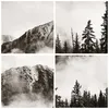 Bilder auf glas - Einteilig - Nebel Berg Wald - 30x30cm - Produktbild-Vorschau 8