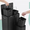 Odpadkový koš Relaxdays, 3 přihrádky, 60 l, vyjímatelné Náhled obrázku produktu 6