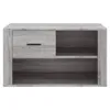 vidaXL Schuhschrank Grau Sonoma 80x35x45 cm Holzwerkstoff - Produktbild-Vorschau 6