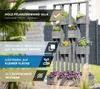 Westmann Mur de plantes en bois Ulla gris foncé 90x45x170 Voir les images du produit 2