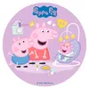 Dekora Peppa Pig New Baby Essbarer Tortenaufleger  20cm Produktbild-Vorschau 1
