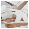 Rieker Sandalen Plat  Sandalen Plat - Wit - Maat 40 Voir les images du produit 21