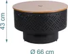 Braciere Relaxdays, Ø 66 cm, con griglia, coperchio, Anteprima dell’immagine prodotto 4