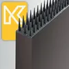 KADAX 6x ptačí hroty, proti holubům, husté, vysoké, silné, Náhled obrázku produktu 6