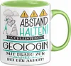 Geologin Tasse Geschenk Lustig Abstand Halten Produktbild-Vorschau 1