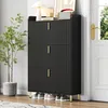 Armoire à chaussures Merax étroite à 3 portes, étagère à Voir les images du produit 1
