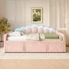 Merax 3-in-1 Tagesbett mit LED-Beleuchtung, Kinderbett Produktbild-Vorschau 2