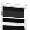 vidaXL Armoire à bijoux miroir avec éclairage LED mural Voir les images du produit 11