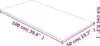 vidaXL Plateau de table Transparent 50x100 cm Verre trempé Voir les images du produit 3