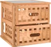 vidaXL Noční stolky 2 ks 34x34x34 cm ořechový masiv Náhled obrázku produktu 4