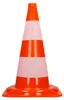 Verkehrskegel 47 cm Orange/Weiß Produktbild-Vorschau 1