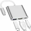 Verk 06280 Adattatore HUB USB-C, USB 3.0, HDMI 4K Anteprima dell’immagine prodotto 2