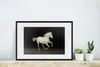MuchoWow® Gerahmtes Poster Pferd - Sand - Weiß 60x40 cm - Produktbild-Vorschau 4