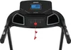 Close-up of the console of a black treadmill. Produktbild-Vorschau