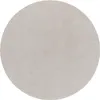 A round, light gray rug shown from a top-down perspective on a white background. Produktbild-Vorschau