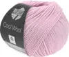 A ball of pink yarn with a label. Produktbild-Vorschau