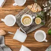 MALACASA, Serie Mario, 6 Tlg. Set Kaffeeservice Cremeweiß Produktbild-Vorschau 7
