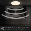 lampada da soffitto a LED con sensore di movimento IP54 Anteprima dell’immagine prodotto 3