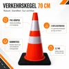 Wiltec Verkehrskegel 70 cm aus PVC mit Gummisockel, Produktbild-Vorschau 2