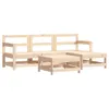 vidaXL 5-tlg. Garten-Lounge-Set Massivholz Kiefer Produktbild-Vorschau 1