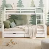 Homestyle4u Palandy 90x200 140x200 Vyvýšená postel Dětská Náhled obrázku produktu 18