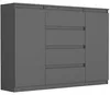 Komoda 140 cm zásuvky dveře skříňka FRAMIRE R-140-S4 Náhled obrázku produktu 1