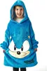 Ježko Sonic - deka s kapucňou pre chlapcov NS7255 (jedna Náhľad obrázku produktu 3