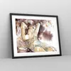 Gerahmtes Poster - Schwarzer Rahmen - Frau Modell - 50x40 Produktbild-Vorschau 8