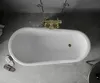 Vasca da bagno autoportante RETRO 150x73 cm ORO BIANCO Anteprima dell’immagine prodotto 3
