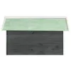 Roboter-Rasenmäher Garage 72x87x50 cm Grau Weiß Tannenholz Produktbild-Vorschau 6