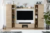 AX LIVING Spacoro XL Meuble-paroi chene Sonoma moderne Voir les images du produit 1