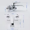 Waterval Badarmatuur - Badkuiparmatuur - Chroom - Mengkraan Productafbeelding-voorbeeld 5