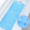A blue anti-slip mat is placed inside a white bathtub. Anteprima dell’immagine prodotto