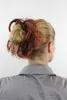 WIG ME UP Scrunchie Haargummi Kunsthaar Rot-Mix Produktbild-Vorschau 4