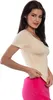 Damen T-Shirt Viskose Stretch – Slim Fit, Kurzarm, Produktbild-Vorschau 3