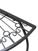 Beistelltisch Metalltisch Garten Vintage Style halbrund Produktbild-Vorschau 2