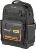 A black and orange tool backpack with branding. Podgląd zdjęcia produktu
