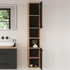 Planetmöbel Badmöbel Hochschrank Badezimmer Schrank schmal, Produktbild-Vorschau 3