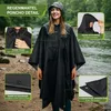 Ponchos, Wasserdichter Regenponcho, Leichter Atmungsaktive Produktbild-Vorschau 6