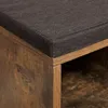 VASAGLE Schuhbank, Sitzbank, 10 Fächer, Länge 104 cm, Braun Produktbild-Vorschau 6