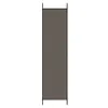 A single, tall, narrow panel of an anthracite room divider is shown against a white background. Náhled obrázku produktu