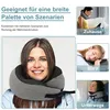 Nackenkissen Flugzeug Reisekissen 100% Memory Foam 360º Produktbild-Vorschau 7