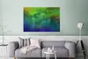 MuchoWow® Poster Aquarell - Grün - Farbton - Blau 120x80 cm Produktbild-Vorschau 5