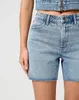 WRANGLER Damen, Shorts COWBOY SHORT 5 INCH, W28, Blau, Produktbild-Vorschau 4