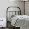 The Living Store Kopfteil Metall Schwarz 75 cm Produktbild-Vorschau 3