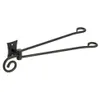 REBECCA Doppel-Handtuchhalter drehbar 300mm, Schwarz Produktbild-Vorschau 1