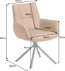 riess-ambiente Drehbarer Design Stuhl SIGNATURE schwarz Produktbild-Vorschau 7