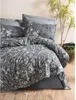 L'Essentiel Linge de Maison, Comely - Anthracite, Ranforce Produktbild-Vorschau 1